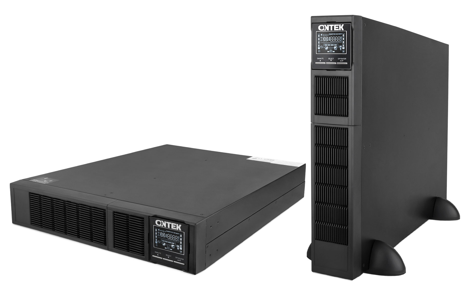 Источник бесперебойного питания ONTEK SM RT 3, 3 кВА/ 3 кВт (PF=1) 2U с внутренними аккумуляторами 6х12В/ 9Ач (SMRT3)