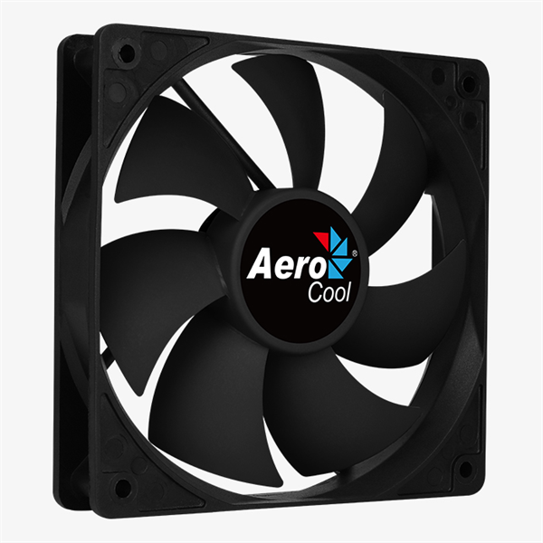 Aerocool Force 12 / 120mm / 3pin+4pin / Black (FORCE 12 BLACK)