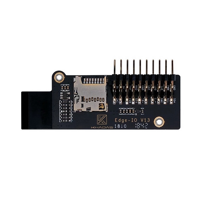 Edge-IO Module Expands I/ O for Khadas Edge, TF Card Slot, 20-PIN GPIO Header, KIO-E-001