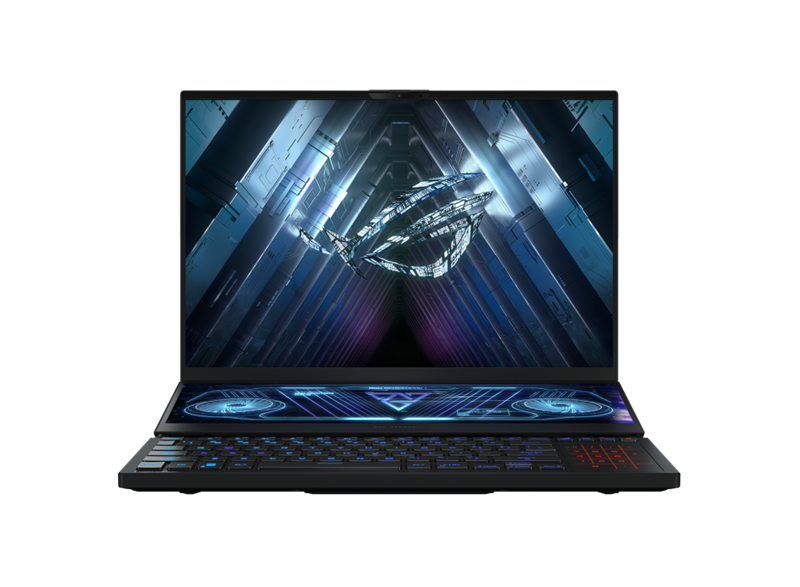 ASUS ROG Zephyrus Duo 16 GX650RW-LO108X AMD Ryzen 9 6900HX/32Gb DDR4/2TB M.2 SSD/16" Mini LED QHD+ 165Hz/2560 x 1600/ScreenPad™ Plus 14"/GeForce RTX 3070Ti 8Gb /Windows 11 Pro/2.9Kg/Black/RU_EN_Keybo (90NR0931-M007S0)