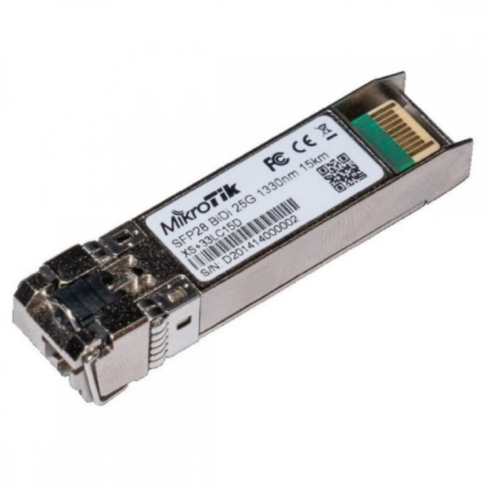 Картинка Оптический SFP/SFP+/SFP28 модуль MikroTik (XS+2733LC15D) 