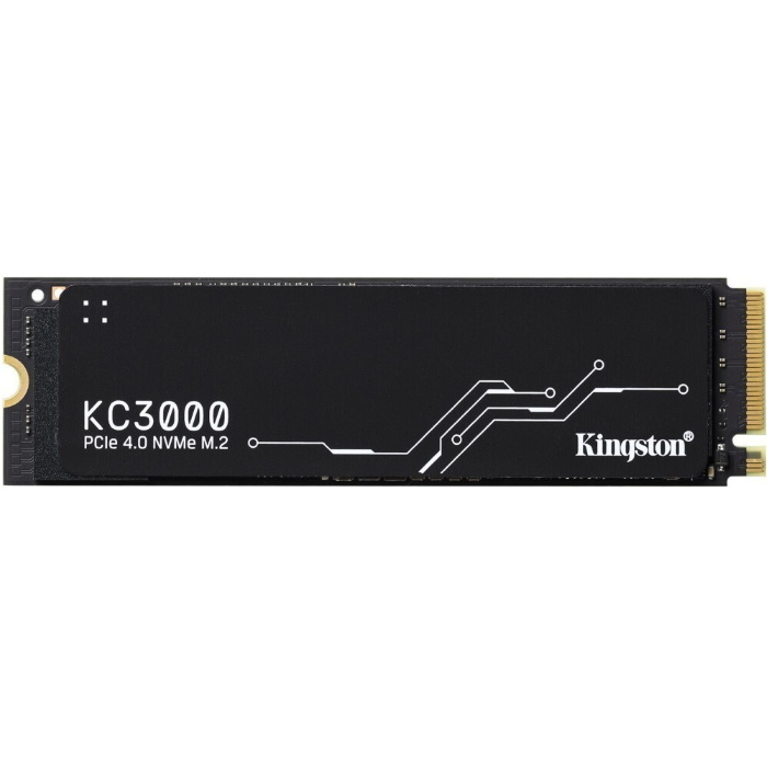 Твердотельный накопитель 512GB SSD Kingston KC3000 M.2 22x80 PCIe 4.0 NVMe 3D TLC 400 TBW (SKC3000S/512G)