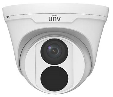 Uniview Видеокамера IP купольная, 1/ 3" 4 Мп КМОП @ 30 к/ с, ИК-подсветка до 30м., 0.01 Лк @F2.0, объектив 4.0 мм, DWDR, 2D/ 3D DNR, Ultra 265, H.265, H.264, MJPEG, 2 потока, (IPC3614LB-SF40K-G)