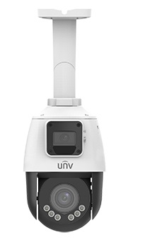 Uniview Сдвоенная видеокамера IP Мини-PTZ, 2 x 1/2.8", 2 x 2 Мп КМОП @ 25 к/с, ИК-подсветка до 10м (обзорная камера), ИК-подсветка до 50м (поворотн? (IPC9312LFW-AF28-2X4)