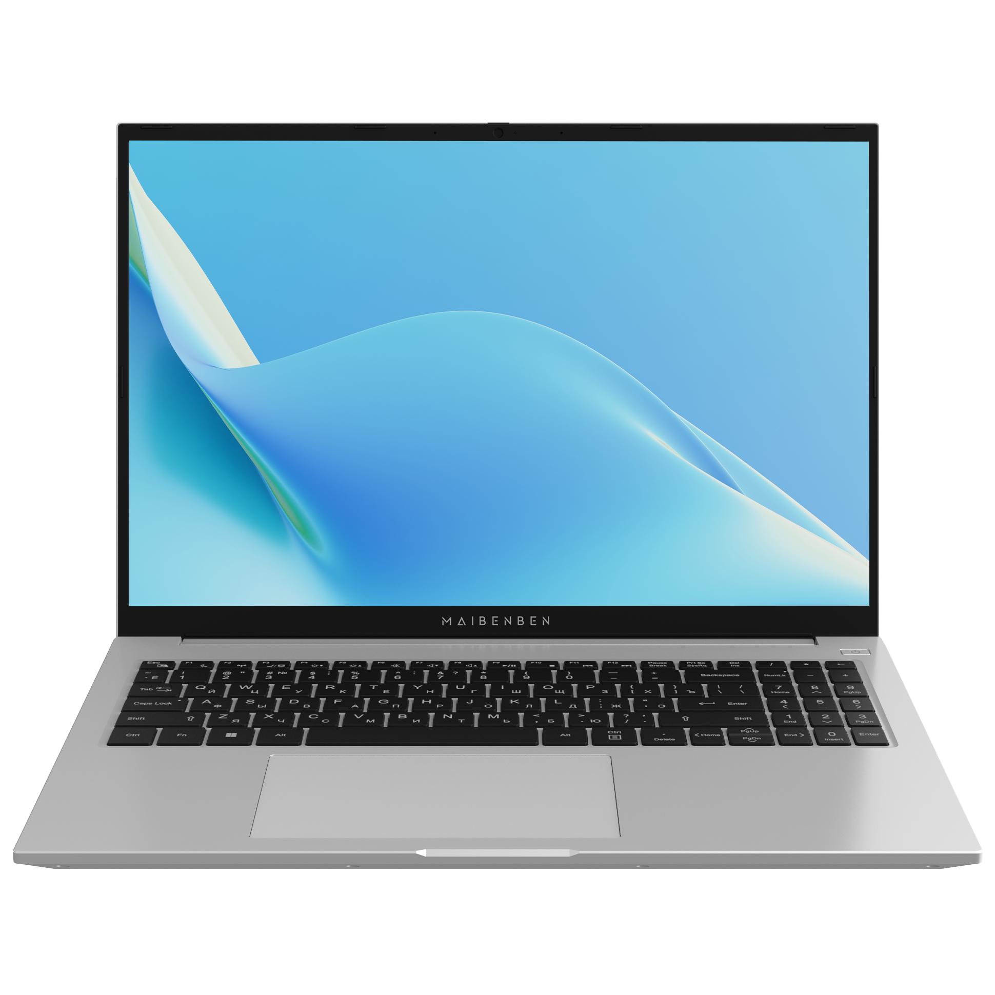 Maibenben M16B 16"(1920x1200 (матовый) IPS)/AMD Ryzen 3 4300U(2.7Ghz)/8192Mb/256PCISSDGb/Int:AMD Radeon/Cam/BT/WiFi/55WHr/war 1y/1.89kg/Silver/Linux (M16B-R343UMA1SLSRE0)