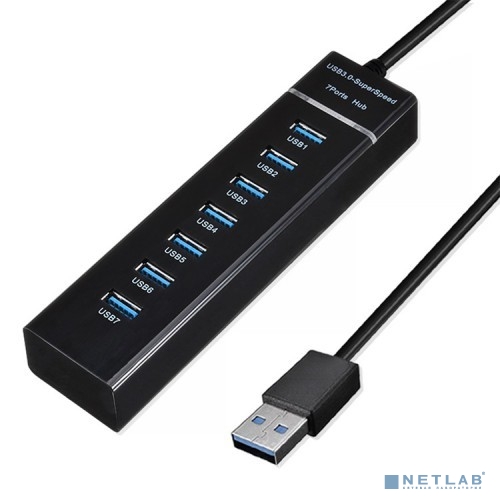 KS-is KS-568 USB хаб 7 x USB 2.0 F в USB 3.0 Type A M с БП