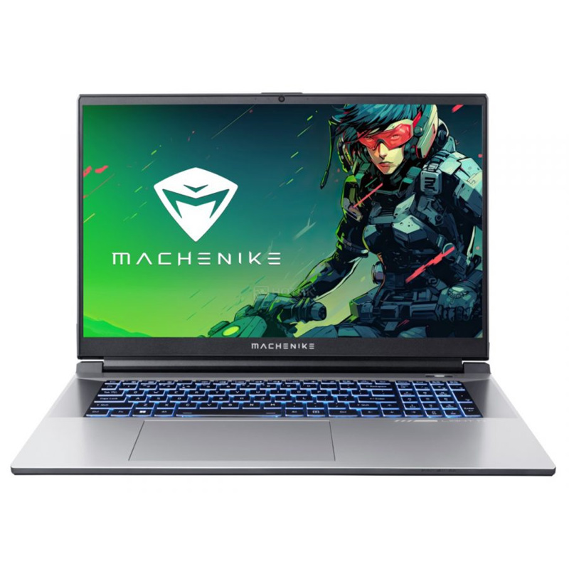 Ноутбук/ Machenike L17 17.3"(2560x1440 IPS 165Hz)/ Intel Core i5 13500H(2.6Ghz)/ 16384Mb/ 512PCISSDGb/ noDVD/ Ext:nVidia GeForce RTX4060(8192Mb)/ Cam/ BT/ WiFi/ 53.35WHr/ war 1y/ 2.8kg/ silver/ DOS (JJ00G800ERU)