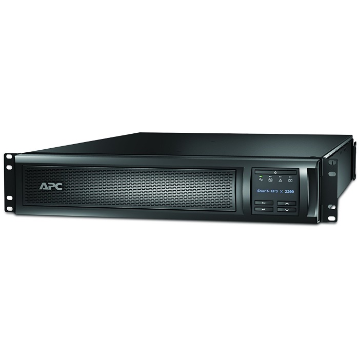 ИБП APC Smart-UPS X 2200VA/ 1980W, 2U/ Tower, Line-Interactive, LCD, 8x C13 (220-240V), 1x C19, SmartSlot, USB, EPO, HS repl. batt. (SMX2200RMHV2U)