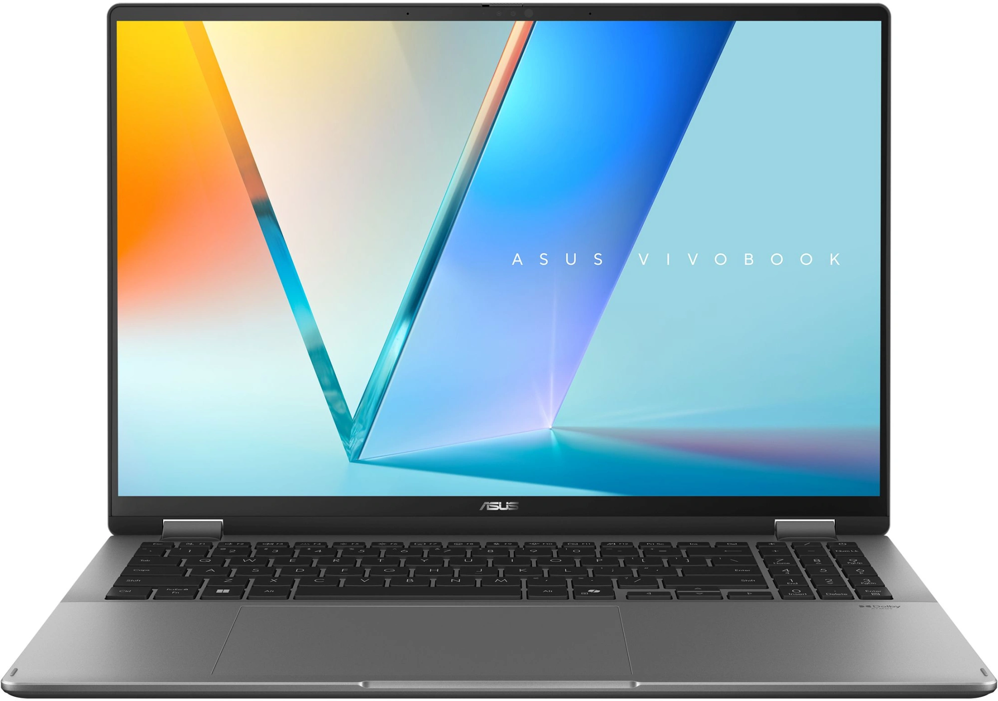 Ноутбук Asus Vivobook 16 Flip TP3607AA-SI086W Core Ultra 7 355 32Gb SSD1Tb Intel Graphics 16" OLED Touch WUXGA (1920x1200) Windows 11 grey WiFi BT Cam (90NB17B1-M005K0)