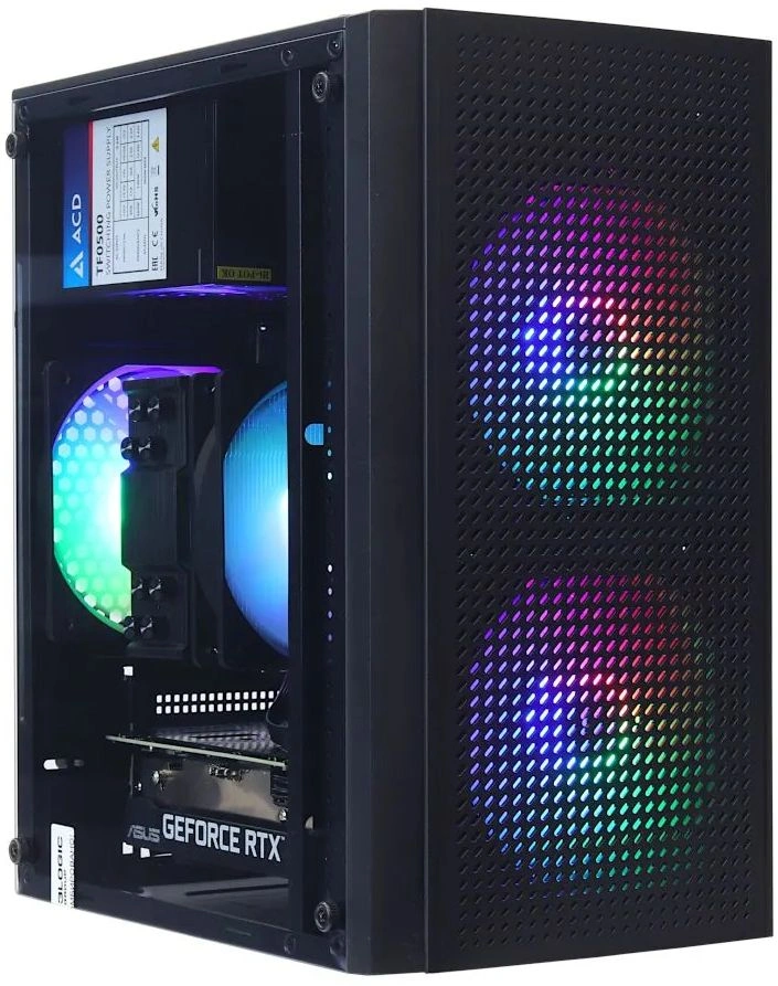 Компьютер Raskat Strike 520 (Core i5 10400F, RAM 16Gb, SSD 240Gb, HDD 1TB, RTX 3050 8G (Intel Core i5 10400F, RAM 16Gb, SSD 240Gb, HDD 1TB, RTX 3050 8Gb, Wi-Fi, No OS) 113056 (STRIKE520113056)