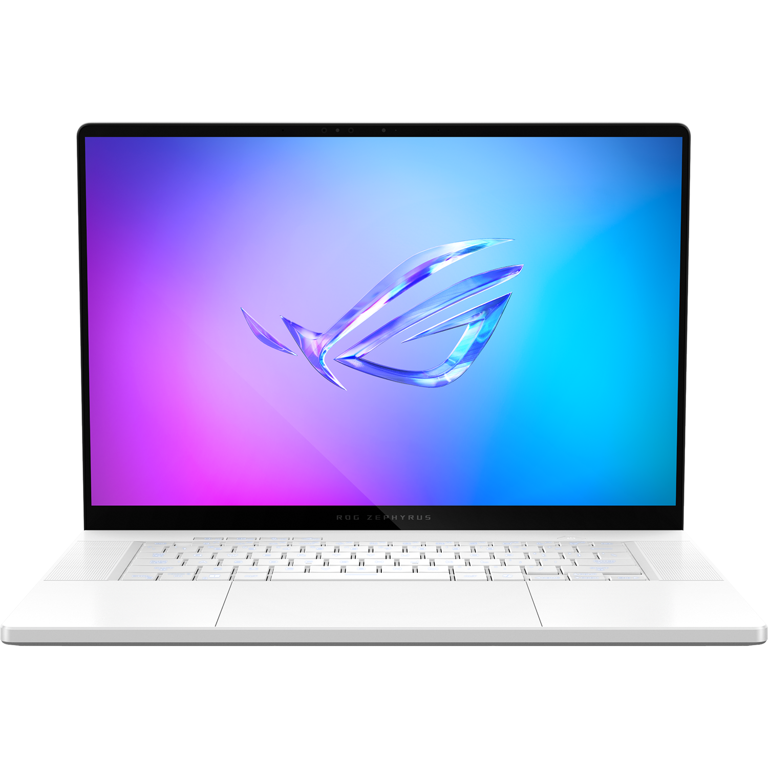 Ноутбук/ ASUS ROG Zephyrus G16 GA605KM-QR036 16"(2560x1600 OLED 240Hz)/AMD Ryzen AI 7 350(2Ghz)/32768Mb/1024PCISSDGb/noDVD/Ext:nVidia GeForce RTX 5060(8192Mb)/Cam/BT/WiFi/90WHr/war 1y/1.85kg/Platinum White/DOS + чехол (90NR0NE2-M00250)