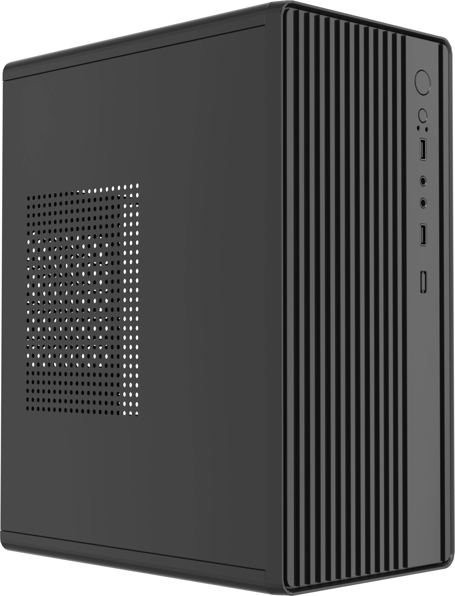 Корпус Accord ACC-M258-01B черный без БП mATX 4x120mm 2xUSB2.0 audio (ACC M258-01B)