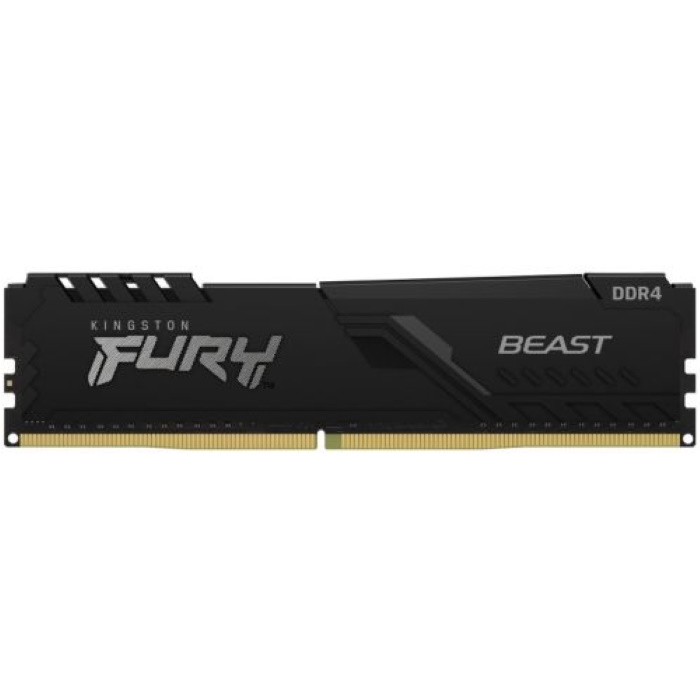 Модуль памяти Kingston FURY Beast Black DDR4 8GB 3733MHz CL19 DIMM 1RX8 1.35V 288-pin 8Gbit (KF437C19BB/8)