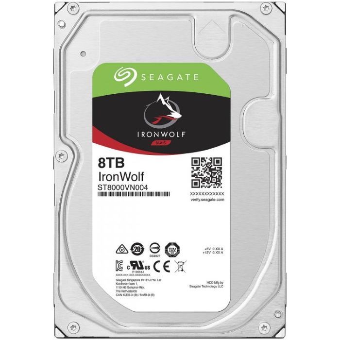 Жесткий диск Seagate HDD 8TB 3.5" 7200RPM SATA 6GB/ S 256MB (ST8000VN004)