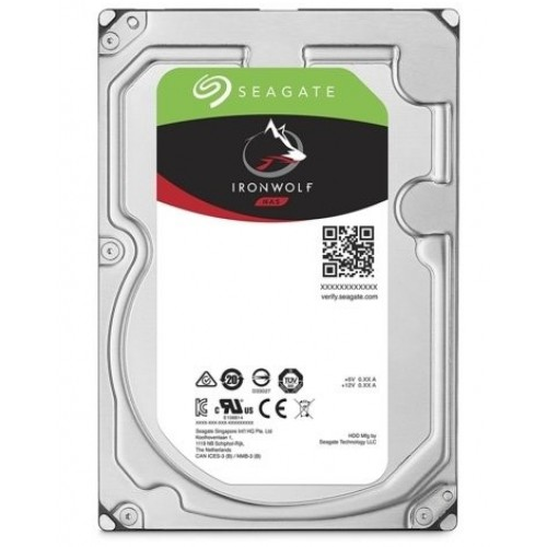 Жесткий диск Seagate IronWolf NAS HDD 3.5" SATA 6Tb, 5400 rpm, 256Mb buffer, 512e/4Kn, ST6000VN006, 1 year, (аналог ST6000VN001)