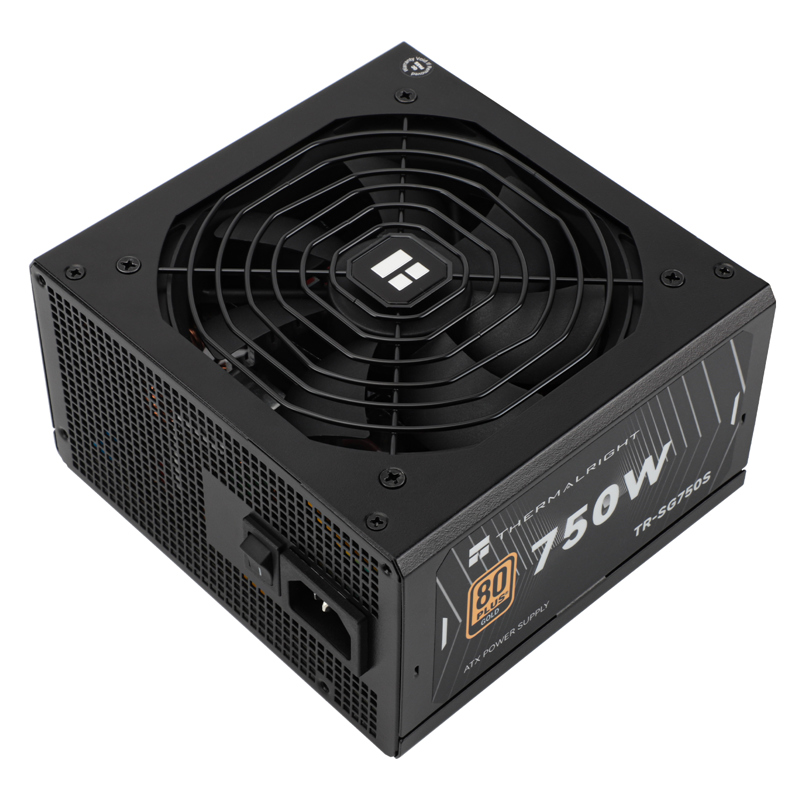 Блок питания 750W/ Power Supply Thermalright, 750W 80+ Gold (ATX, 3.1, PCIe 5.1, Non-modular, 1x24(20+4)pin, 1xCPU 8(4+4)pin, 2xPCIe*2 8(6+2)pin, 5xSATA3, 1x12+4pin (12VHPWR PCIe 5.1 12+4pin 600mm), 3xMOLEX4pin, Active, 120x120m (TR-SG 750S)