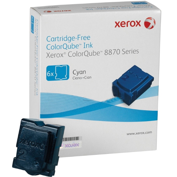 Чернила твердые Xerox голубые 17300 страниц для ColorQube 8870 (108R00958)