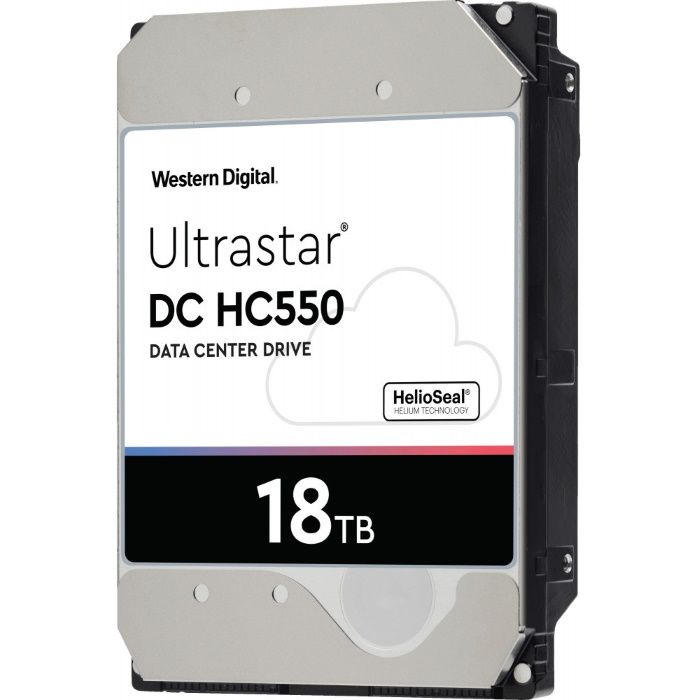 Жесткий диск Western Digital Ultrastar HC550 HDD 3.5" SATA-III 18TB 7200rpm 512Mb (WUH721818ALE6L4) (0F38459)