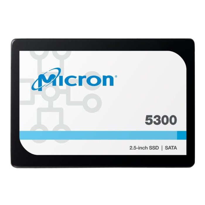 Накопитель Micron 5300 MAX SSD 3.84TB 2.5" SATA III TLC (MTFDDAK3T8TDT-1AW1ZABYY)