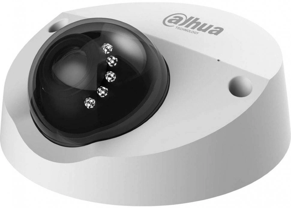 Уличная мини-купольная IP-видеокамера Dahua с ИИ 2Мп (DH-IPC-HDBW3241FP-AS-0280B)