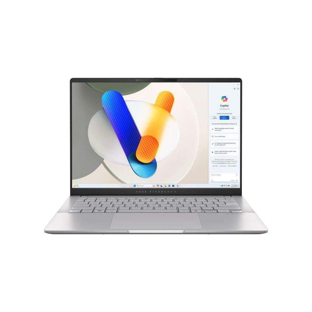 Ноутбук ASUS VivoBook S14 OLED M5406NA-QD080 AMD Ryzen 5 7535HS/16Gb/512Gb/14"/OLED/FHD+/60Hz/NoOS/Silver (90NB1491-M003N0)