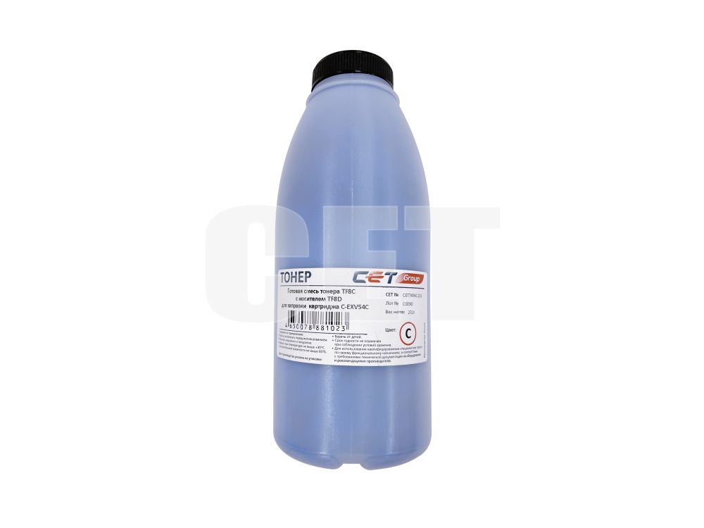 -/ Тонер TF8C + носитель TF8D для CANON iRC3025/3025i/3020 (Japan) Cyan, 232г/бут (CET7496C232)
