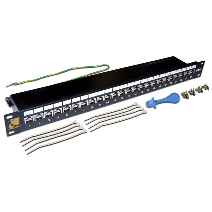 Картинка Патч-панель Lanmaster 24x RJ-45 (LAN-PPL24S6) 