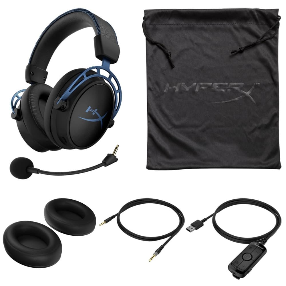 Картинка Гарнитура игровая HP HyperX Cloud Alpha S Blue HX-HSCAS-BL/WW (4P5L3AA) 