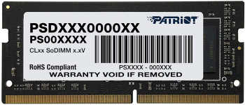 SO-DIMM DDR 4 DIMM 32Gb PC25600, 3200Mhz, PATRIOT Signature (PSD432G32002S) (retail)