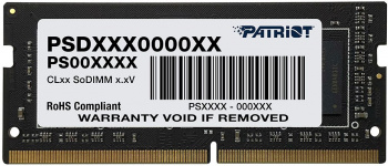 Память SO-DIMM DDR 4 DIMM 32Gb PC25600, 3200Mhz, PATRIOT Signature (PSD432G32002S) (retail)