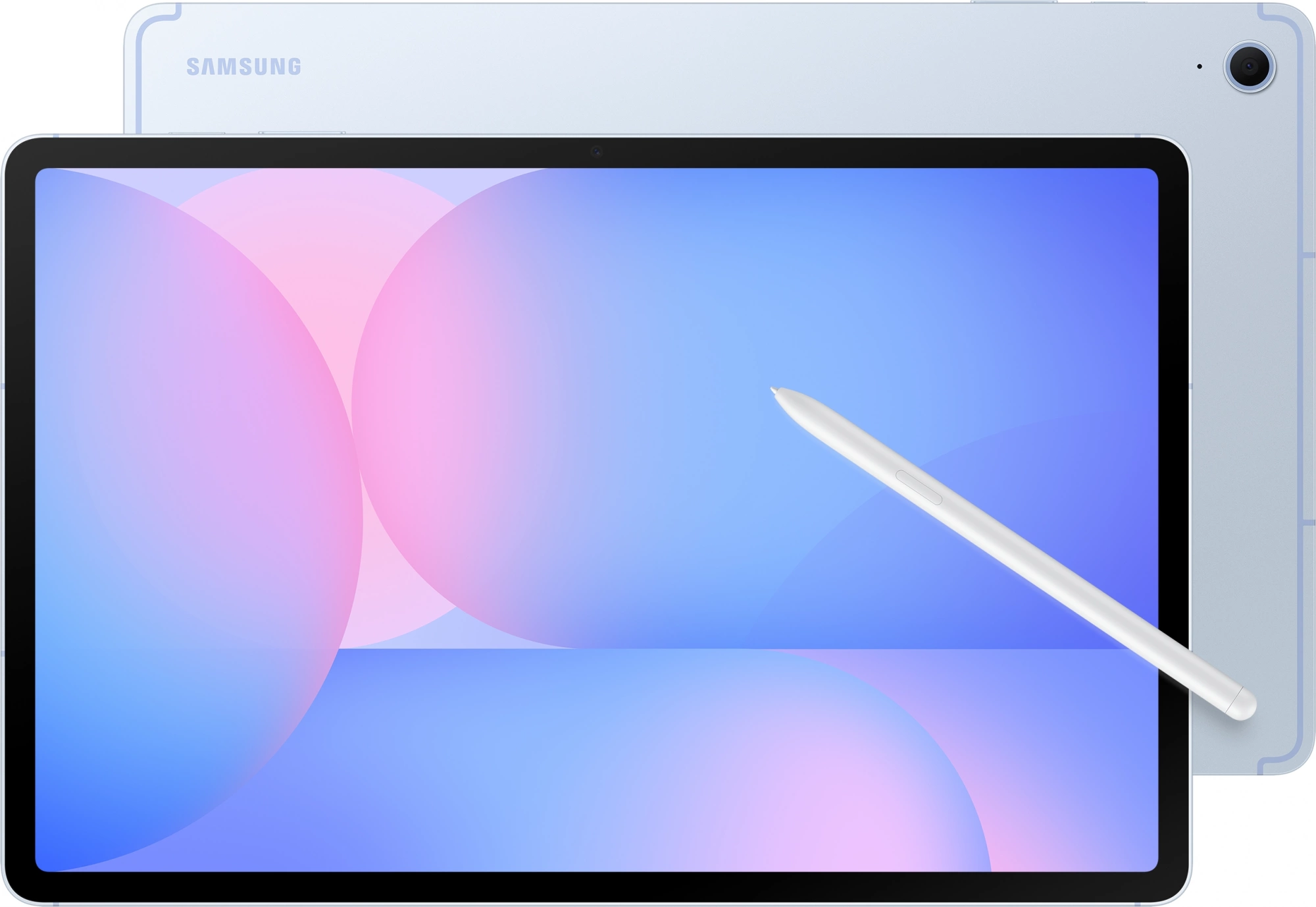 Планшет Samsung Galaxy Tab S10 FE+ 1580 (2.9) 8C RAM8Gb ROM128Gb 13.1" TFT 2880x1800 5G 1Sim eSIM Android 15 голубой 13Mpix 12Mpix BT WiFi microSD 1Tb 10090mAh (SM-X626BLBRCAU)