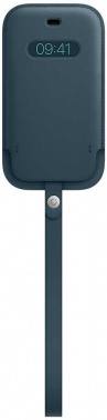 Чехол (футляр) Apple для Apple iPhone 12 mini Leather Sleeve with MagSafe синий балтийский (MHMQ3ZE/A)