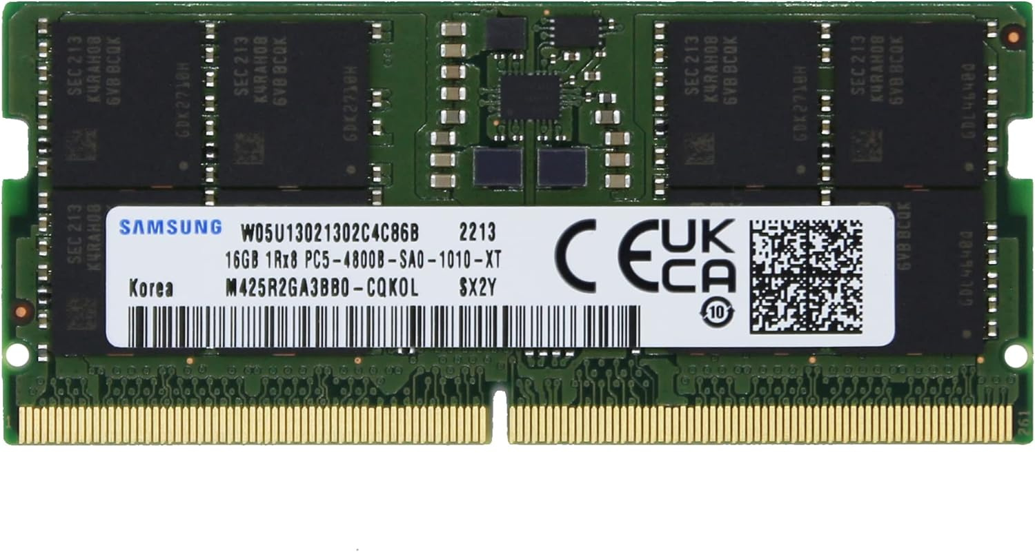 Память DDR5 16GB 4800MHz Samsung M425R2GA3BB0-CQK OEM PC5-38400 CL40 SO-DIMM 262-pin 1.1В dual rank OEM