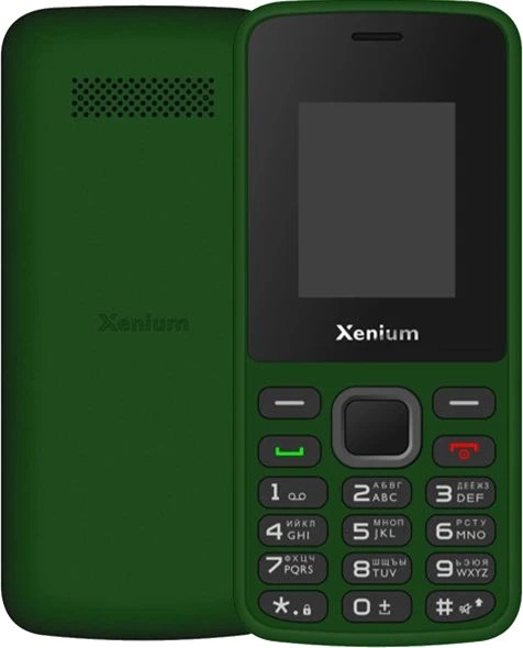 Мобильный телефон Xenium X175 зеленый моноблок 1.77" 128x160 Nucleus GSM900/ 1800 MP3 (CTX175GN/00)