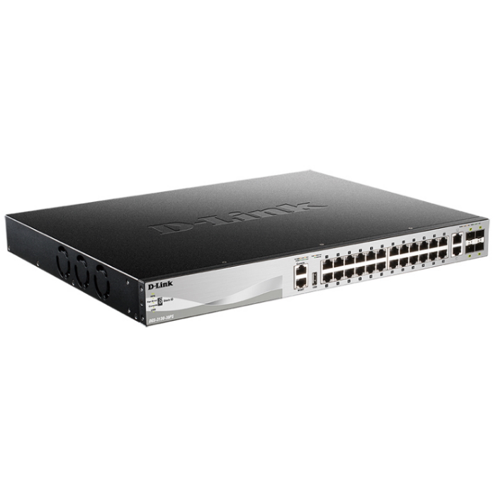 Картинка Коммутатор D-Link DGS-3130-30PS/A1A (DGS-3130-30PS/A1A) 