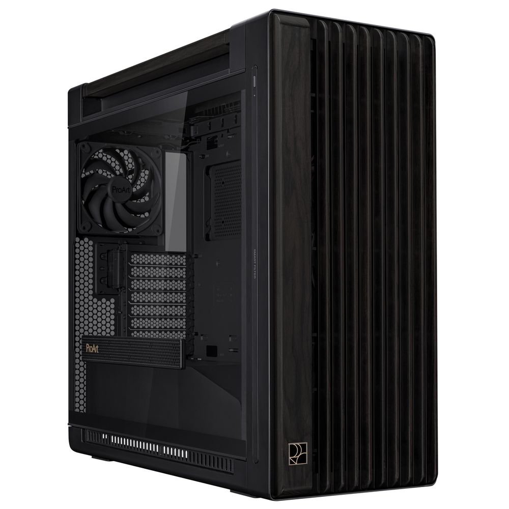 Корпус ASUS PROART PA602 WOOD TG PWM BLACK (90DC00J0-B09010)