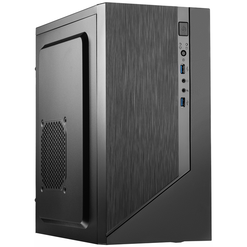 Сase Forza mATX, 450W, 2xUSB3.0, Black, w/ o FAN, 12 cm fan PSU, power cord (FZ-015-SX450R-U32)