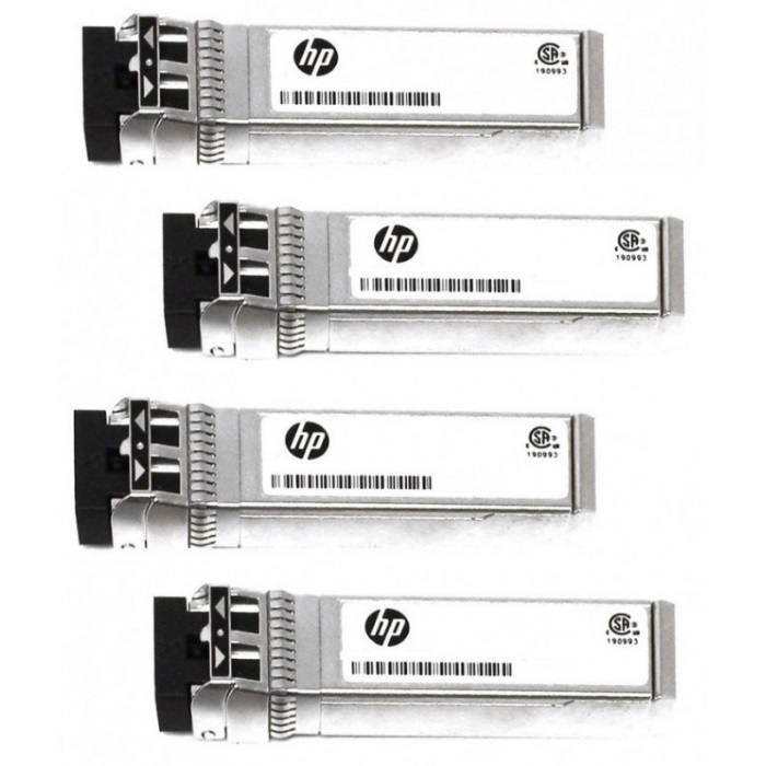 Картинка Трансивер HPE MSA 10 Гбит/с, iSCSI, SFP+, 4 шт./уп (C8R25B) 