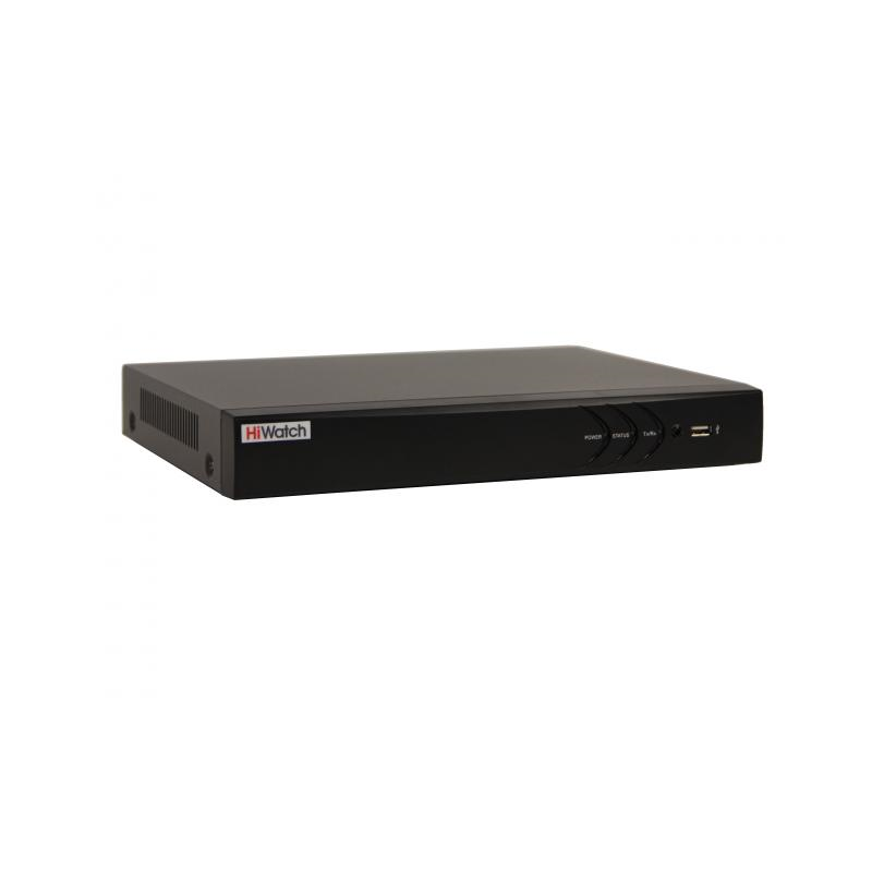 4-х канальный гибридный HD-TVI регистратор c технологией AoC аудио по коаксиальному кабелю для аналоговых HD-TVI AHD и CVI камер + 2 IP-канала до 8 с замещением аналоговых в Enhanced IP mode (DS-H204UA(C))