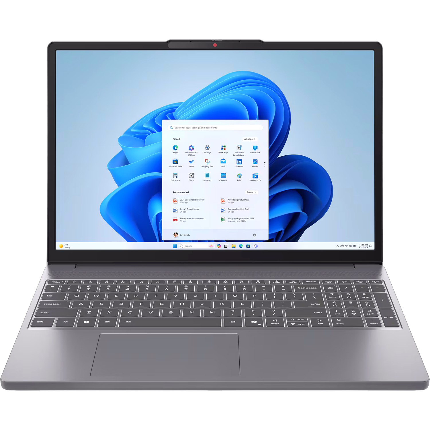 Ноутбук Lenovo IdeaPad Slim 3 15IRH10/ 15.3" WUXGA 1920x1200/ Intel Core i5 13420H/ 16 Gb/ 512 Gb SSD/ Intel UHD Graphics/ No OS/ серый/ 1.63 кг (83K1002VRK)