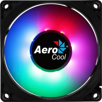 Вентилятор Aerocool Frost 8 80x80mm 3-pin 4-pin(Molex)28dB 90gr LED Ret (FROST 8 FRGB MOLEX + 3P)