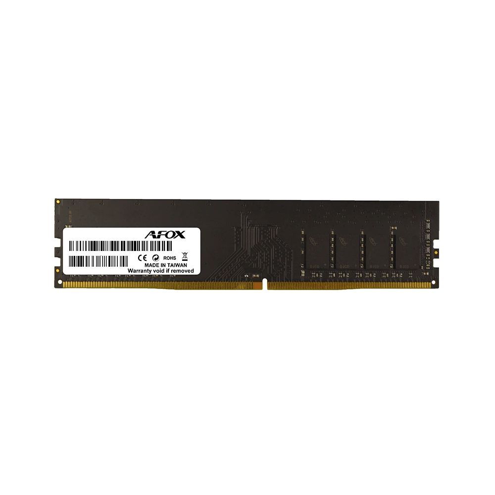 Модуль памяти Afox 8GB DDR4 3200Mhz DIMM Single Channel Package (1x8GB) , PC4-25600, 288-Pin, Non-ECC, Un-Buffered, CL 22-22-22-52, 1.2V (AFLD48PH1P / AFLD48PH2P)