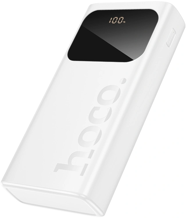 Мобильный аккумулятор Hoco J144A Hymn 30000mAh 2A 2xUSB-A белый (42149)