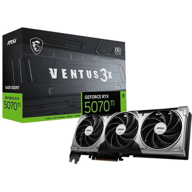 Видеокарта/ GeForce RTX 5070 Ti 16G VENTUS 3X OC