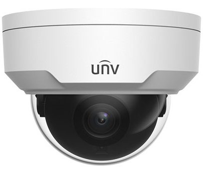Uniview Видеокамера IP купольная антивандальная, 1/ 2.8" 2 Мп КМОП @ 30 к/ с, ИК-подсветка до 30м., LightHunter 0.001 Лк @F1.6, объектив 4.0 мм, WDR, 2D/ 3D DNR, Ul (IPC322SB-DF40K-I0-RU)