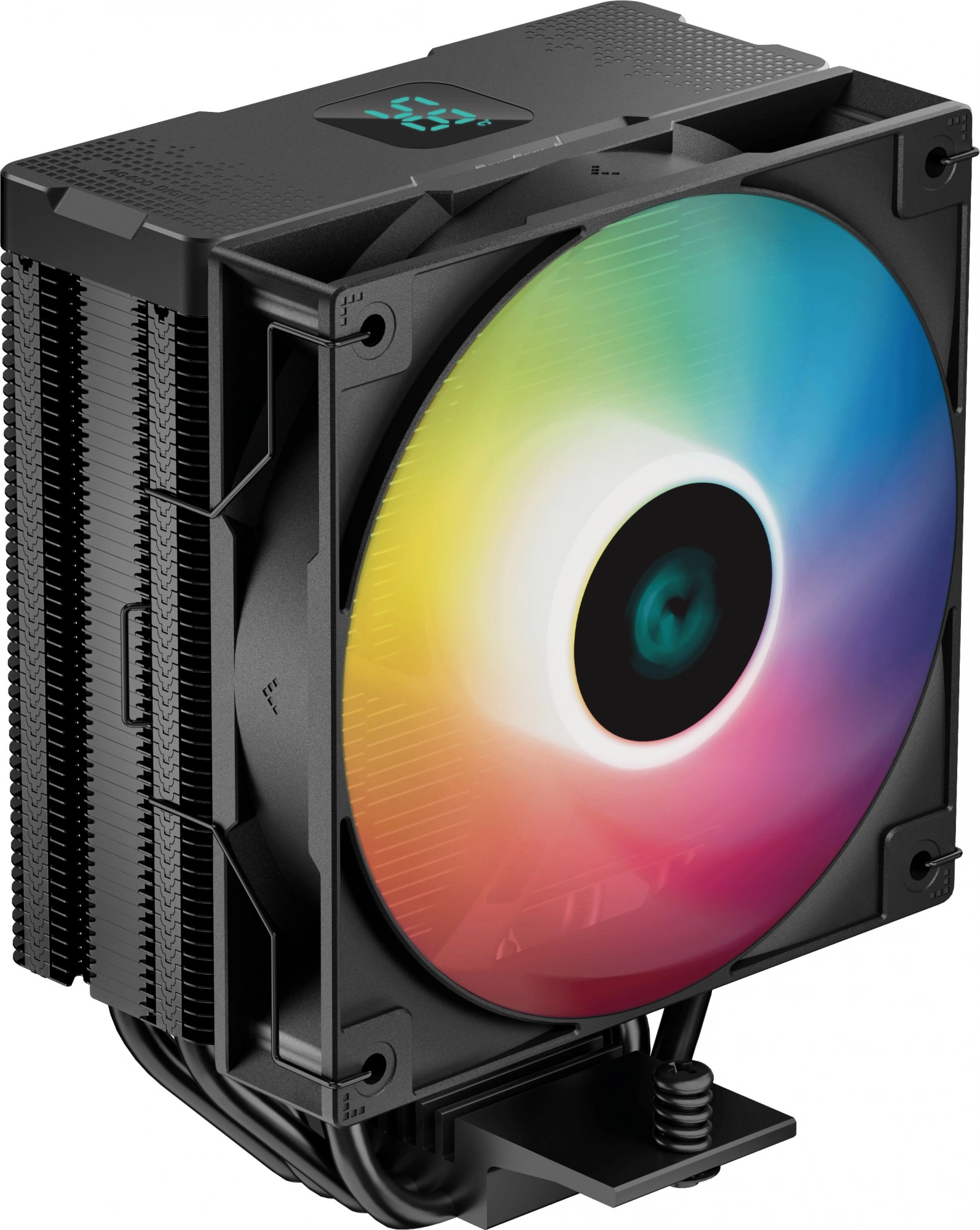 Вентилятор для процессора Deepcool AG400 DIGITAL BK ARGB LGA1700/1200/1151/1150/1155, AM5/AM4 (R-AG400-BKADMN-G-1)