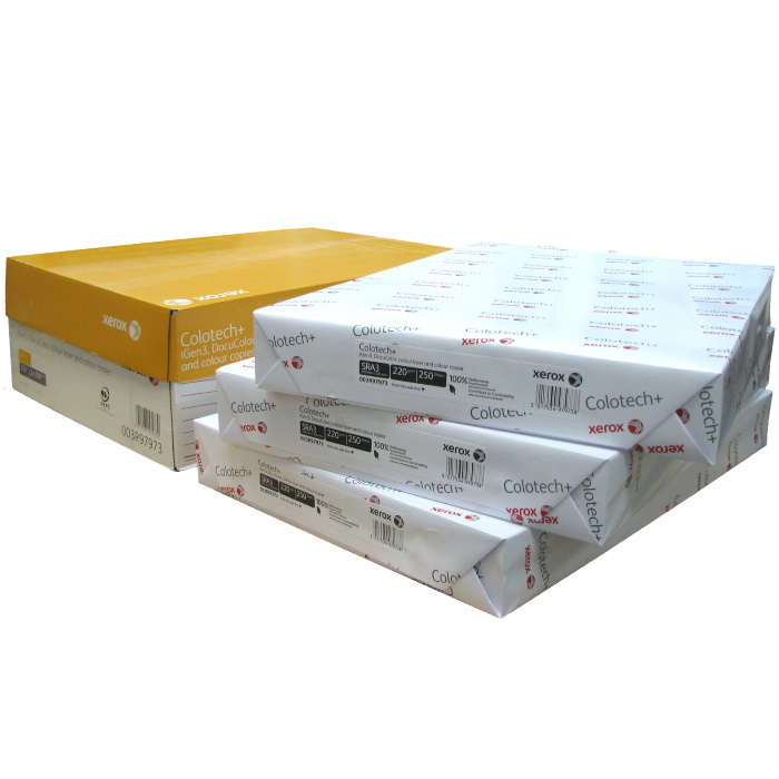Бумага XEROX Colotech Plus без покрытия 170CIE, 220 г/ м², SR A3 450x320 мм, 250 листов 3 шт. (003R97973)