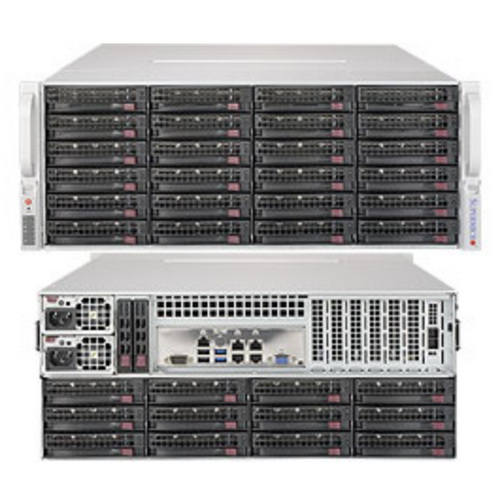 Supermicro SuperStorage 4U Server 6049P-E1CR36L noCPU(2)Scalable/ TDP 70-205W/ no DIMM(16)/ 3008controller HDD(36)LFF+ opt. 2SFF/ 2x10Gbe/ 7xFH/ 2x1200W (SSG-6049P-E1CR36L)