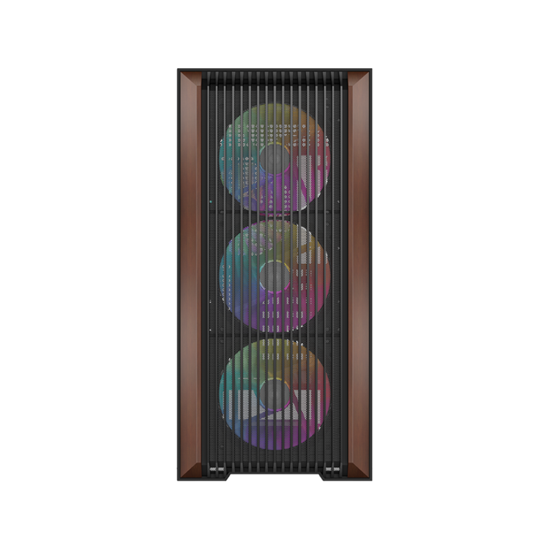 Корпус ПК без блока питания/ Case SAMA Z60 Black, Midi-Tower, TG, 4x140mm ARGB, 2xUSB 3.0 + 1xUSB 3.1 Type-C, E-ATX, ATX, mATX, mITX Black (Z60-BKAWA4X1-GL)