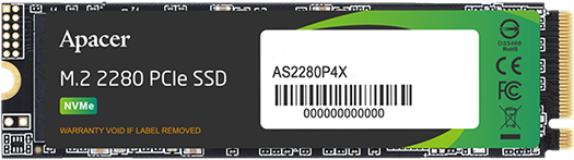 Apacer SSD M.2 2280 1TB AS2280P4 AP1TBAS2280P4X-1